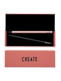 Design Letters Büro- & Schulbedarf<Stifteetui in Rosa - (B)16,5 x (H)5,5 x (T)1,1 cm