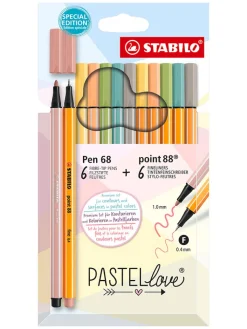 STABILO Büro- & Schulbedarf<Stifte-Set " Pastellove" - 12 Stück