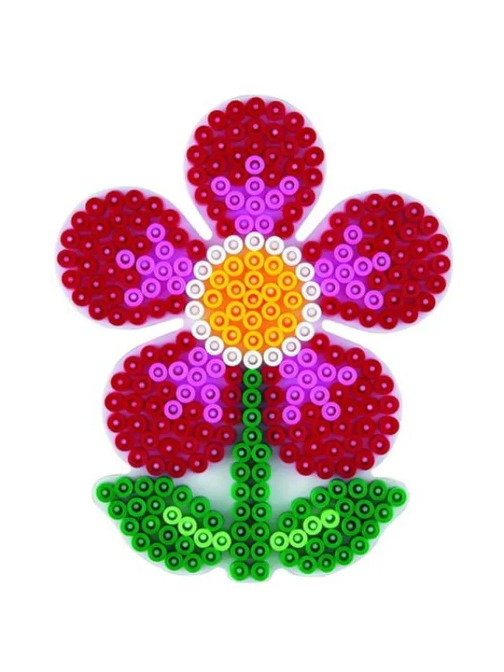 Hama Partyzubehör & -Dekoration<Stiftplatten-Set Frühling, weiß für Midi-Bügelperlen - ab 5 Jahren