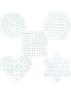 Hama Partyzubehör & -Dekoration<Stiftplatten-Set kleine Basics, weiß für Midi-Bügelperlen - ab 5 Jahren