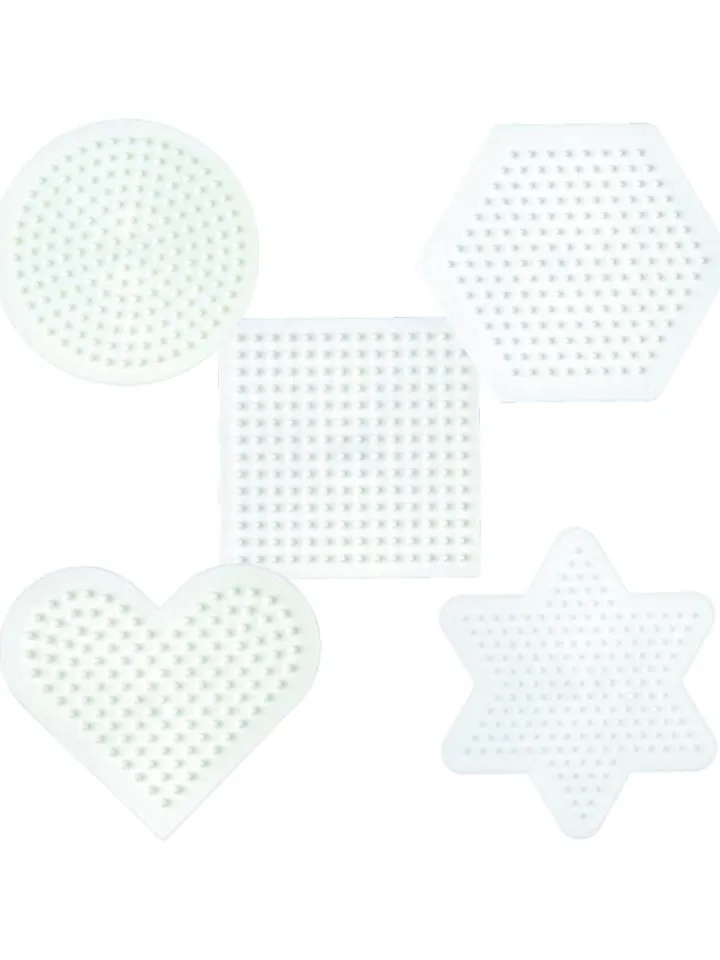 Hama Partyzubehör & -Dekoration<Stiftplatten-Set kleine Basics, weiß für Midi-Bügelperlen - ab 5 Jahren