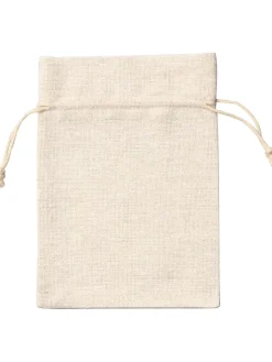 folia PAPER Kreativbedarf & Do-It-Yourself<Stoffbeutel in Natur - 6 Stück