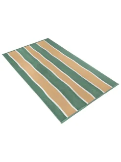 Vossen Badtextilien|Badtextilien<Strandtuch "Ocean glow" in Grün/ Beige