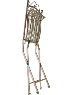 Novita Sitzmöbel<Stuhl "Iron Line" in Braun - (B)45 x (H)92 x (T)57 cm