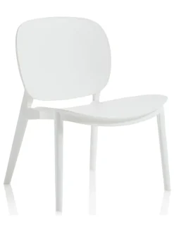 TFT Home Sitzmöbel<Stuhl "Mahon" in Weiß - (B)58 x (H)71 x (T)48,5 cm