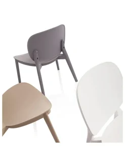TFT Home Sitzmöbel<Stuhl "Mahon" in Weiß - (B)58 x (H)71 x (T)48,5 cm