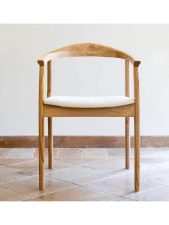 HanahHome Sitzmöbel<Stuhl "Porto" in Buche - (B)42 x (H)49 x (T)40 cm
