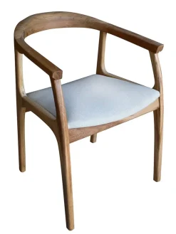 HanahHome Sitzmöbel<Stuhl "Porto" in Buche - (B)42 x (H)49 x (T)40 cm