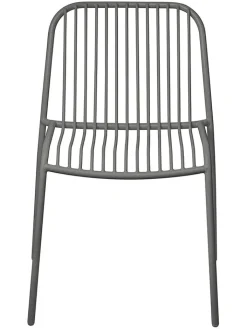 Blomus Sitzmöbel<Stuhl "Yua Wire" in Grau - (B)55 x (H)77 x (T)60 cm