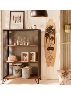 Atmosphera Créateur d'intérieur Wanddekoration<Surfbrett in schwarz