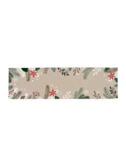 Butter Kings Tisch- & Küchentextilien<table runner Tischläufer "Frosted Branches" in Beige/ Bunt - (L)140 x (B)40 cm
