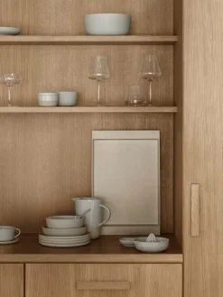 Blomus Aufbewahren & Servieren<Tablett "Kankyo" in Beige - (L)46 x (B)30 cm