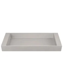 Blomus Aufbewahren & Servieren<Tablett "Kankyo" in Hellgrau - (L)46 x (B)30 cm