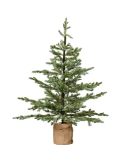 IB Laursen Künstliche Weihnachtsbäume<Tannenbaum künstlich mit Jutesack in grün
