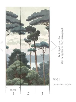 A.S. Création Wanddekoration<Tapete Hot Spots Forest Braun