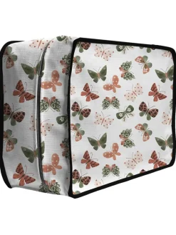 The Wild Hug Kisten & Körbe<Tasche "Butterflies" in Weiß/ Bunt - (B)36 x (H)11 x (T)25 cm