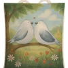 Mr. & Mrs. Panda Einkaufstaschen & -Trolleys<Tasche Turteltauben Liebe Design ohne Spruch in Weiß