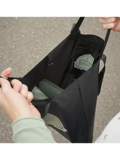 Geda Labels Einkaufstaschen & -Trolleys<Tasche Was stimmt denn mit dir nicht in Schwarz - 40x40