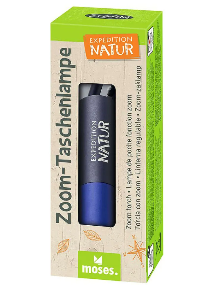 moses. Leuchtmittel<Taschenlampe ''Expedition Natur Zoom'' - ab 6 Jahren (Überraschungsprodukt)