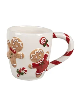 Clayre & Eef Gedeckter Tisch<Tasse in Weiß - 325 ml