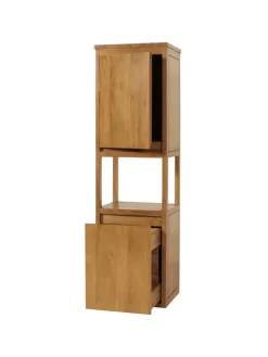 MCW Badmöbel<Teak-Hochschrank M71