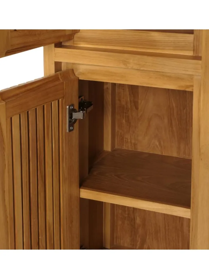 MCW Badezimmermöbel<Teak-Hochschrank M70