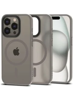 TechProtect Smartphones & Zubehör<MagMat Magnetisch Hülle für iPhone 15 Pro Max Titan matt in Titan