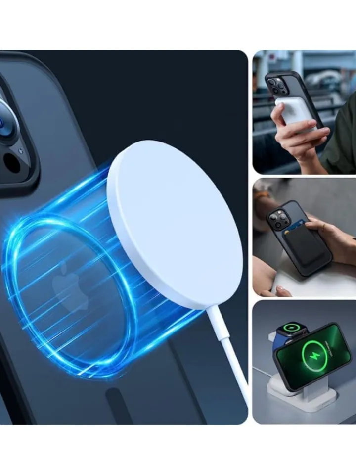 TechProtect Smartphones & Zubehör<MagMat Magnetisch Hülle für iPhone 15 Pro Max Titan matt in Titan