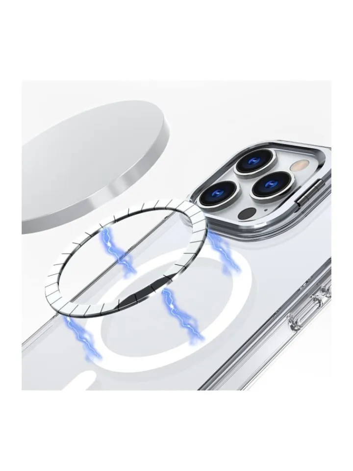 TechProtect Smartphones & Zubehör<MagStand magnetisch Hülle iPhone 16 Pro transparent in Transparent