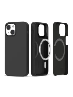 TechProtect Smartphones & Zubehör<Silikon magnetisch Hülle iPhone 13 / 14 Schwarz in Schwarz