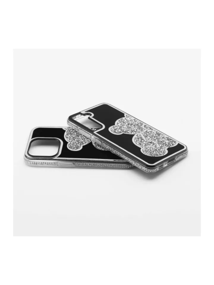 COFI 1453 Smartphones & Zubehör<Teddy Bear Handyhülle kompatibel mit iPhone 16 Pro Max Silber in Silber
