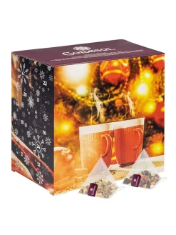 CORASOL Adventskalender<Tee-Adventskalender "Premium Pärchen" mit Spruchkarten - 2x 89 g