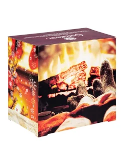 CORASOL Adventskalender<Tee-Adventskalender "Premium Pärchen" mit Spruchkarten - 2x 89 g