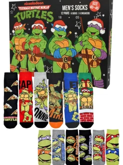 Teenage Mutant Ninja Turtles Adventskalender<Socken Adventskalender 12 Paar Socken in Mehrfarbig
