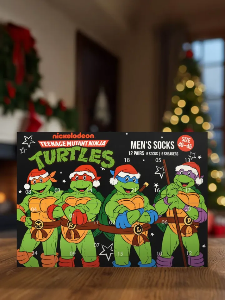 Teenage Mutant Ninja Turtles Adventskalender<Socken Adventskalender 12 Paar Socken in Mehrfarbig