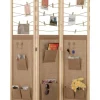 COSTWAY Paravents<3-teilig Raumteiler 120 × 170 cm in Hellbraun