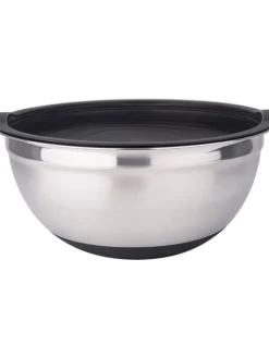 Cheffinger Aufbewahren & Servieren<10-teiliges Edelstahl-Schüsselset – Stapelbar, Vielseitig & in Silber