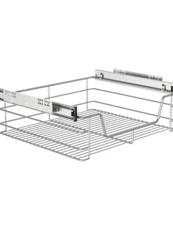 Schütte Kisten & Körbe<Teleskopschublade in Chrom - (B)45 x (H)14 x (T)41 cm