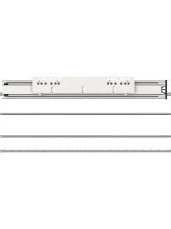 Schütte Kisten & Körbe<Teleskopschublade in Chrom - (B)45 x (H)14 x (T)41 cm