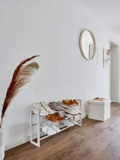 STORE IT Garderoben<Teleskop-Schuhregal in Creme