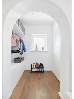 STORE IT Garderoben<Teleskop-Schuhregal "Loft" in Schwarz- (B)62 -116 x (H)36 x (T)23 cm
