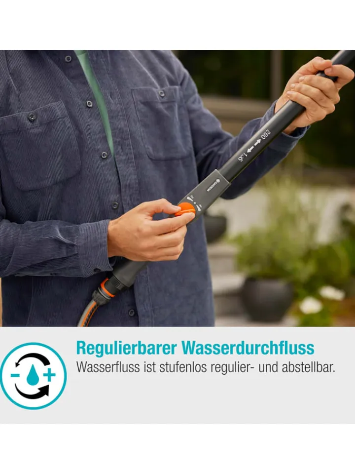 Gardena Gartendekoration<Teleskop-Stiel "M-XL" in Schwarz