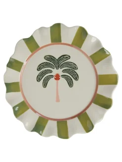 Butlers Dekoschalen<Teller PALACIO Palmehandbemalt in Multicolor
