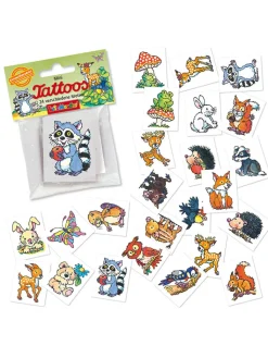 Lutz Mauder Partyzubehör & -Dekoration<Temporäre Mini-Tattoos "Waldtiere" in Bunt - ab 3 Jahren