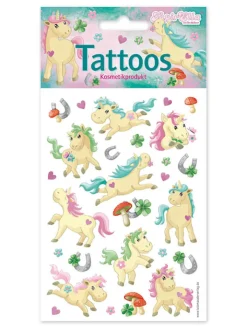 Lutz Mauder Partyzubehör & -Dekoration<Temporäre Tattoos "Einhorn" in Bunt - ab 3 Jahren