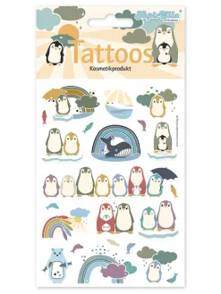 Lutz Mauder Partyzubehör & -Dekoration<Temporäre Tattoos "Pinguin Familie" - ab 3 Jahren