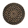 House Nordic Outdoorteppiche<Teppich BOMBAY Jute Rund Schwarz / Natur 120 cm