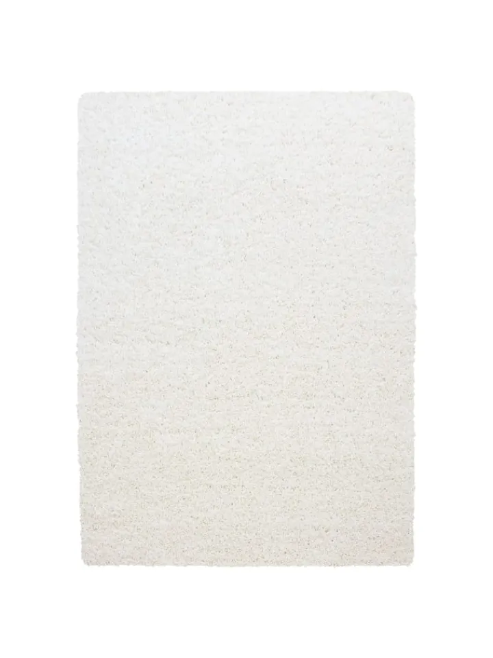 KADIMA DESIGN Teppiche & Fußmatten<Teppich Hochflor Unifarben Polypropylen Wohnzimmer Shaggy in Creme
