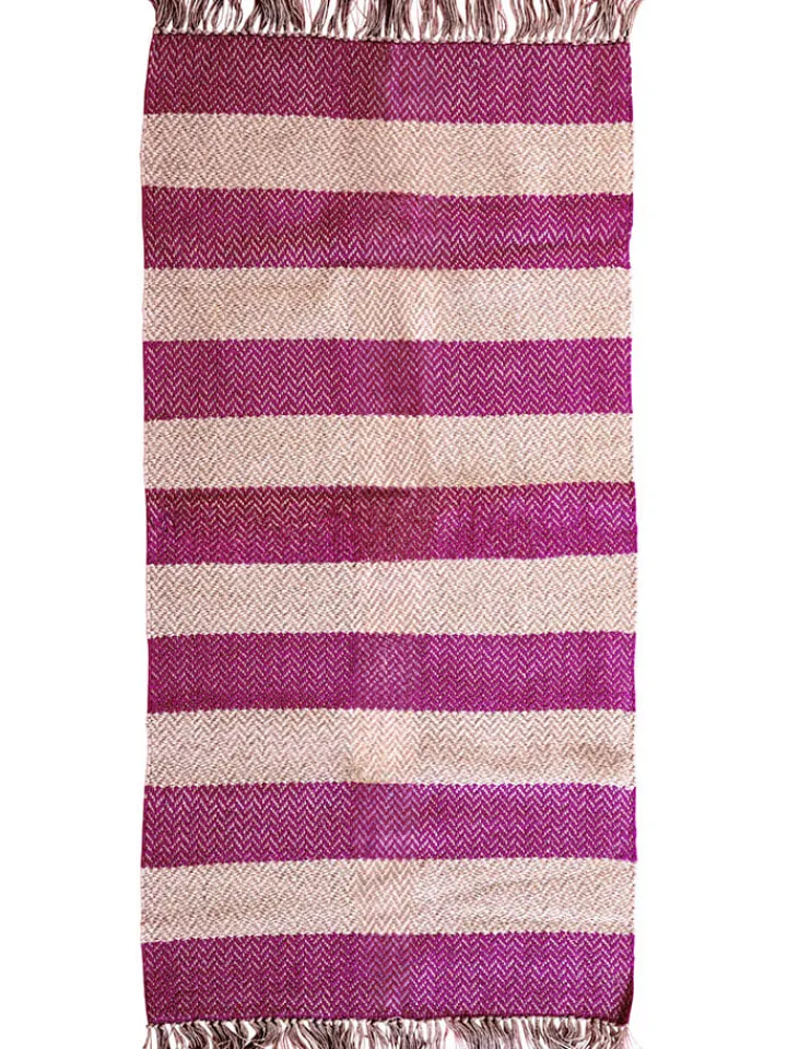 Rice Teppiche & Fußmatten<Teppich in Creme/ Lila - (L)150 x (B)90 cm