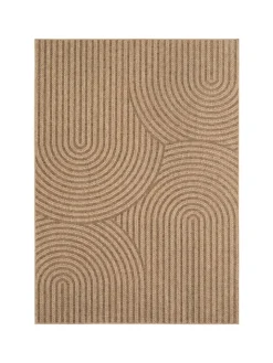 KADIMA DESIGN Outdoorteppiche<Teppich In-/Outdoor Jute-Optik Flachgewebe Grobe Linien Polypropylen
